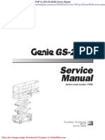 Genie Scissors Gs 203226323232 To SN 17407 Gs 2032 PN 46326 Service Manual