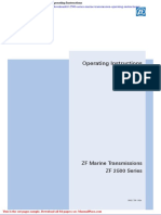 ZF 2500 Series Marine Transmission Operating Instructions