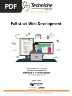 Full Stack Web Development