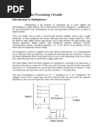 Data Processing Circuits