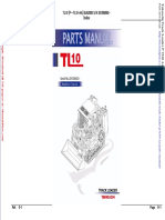 Takeuchi Track Loader P Tl10 Aa Parts Manual