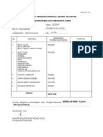 Anggaran Belanja Mengurus Prasekolah 2023