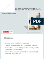 Database Programming With SQL: 5-3 Conditional Expressions