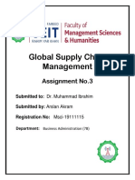 Global Supply Chain Assignment