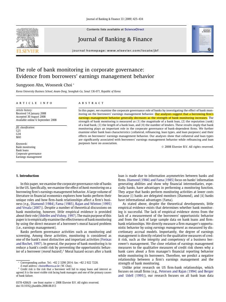 The Role Of Bank Examiners