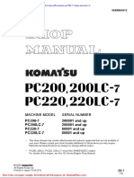 Komatsu Pc200 7 Shop Manual 1