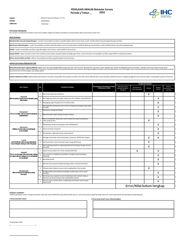 1 Form Abs Meilisa | PDF