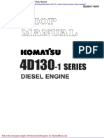 Komatsu 4d130 1 Series Diesel Engine Shop Manual