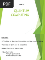 Quantum Computing CS