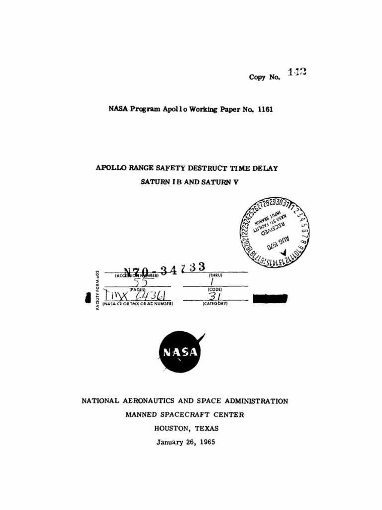 X20 D/s PDF Range Safety Apollo Program