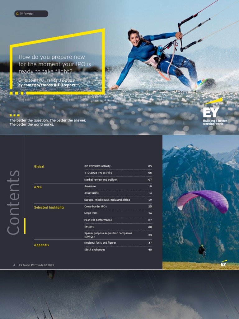 EY - Global IPO Trends 2Q2023 | PDF | Vix | Initial Public Offering