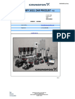 GRUNDFOS ZAR Price List 2021 V2