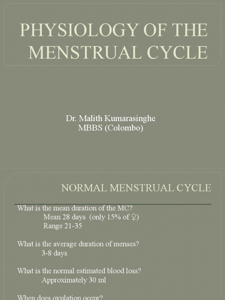 Physiology of The Menstrual Cycle 2 PDF Menstrual Cycle Luteinizing Hormone