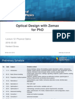 Vdocuments - MX - Optical Design With Zemax For PHD Iapuni Jenade Designwith 2 Preliminary