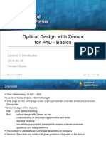 Vdocuments - MX - Optical Design With Zemax For PHD Basics Uni Jenade Designwithzemoptical