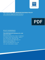 Policy - Wordings - Auto Secure Two Wheeler Package Policy - PDF - Bf0c3ddeb3