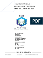 Rangkuman PAT Kelas 4 TP 2022-2023