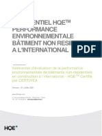 Referentiel Hqe Performance Environnementale Bâtiment Non Residentiel A L'International