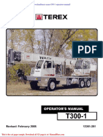 Terex Crane t300 1 Operators Manual