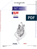 Takeuchi Track Loader P Tl240baf Parts Manual