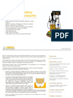 LAMBDA MINIFOR Laboratory Fermentor-Bioreactor Leaflet