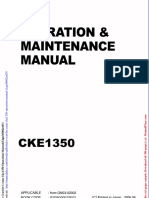 Kobelco Crawler Crane Cke1350 Operation Manual S2gn30002ze03