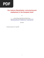 2002 May - Steve Thomas, David Hall & Vladimir Popov - Gas Industry Liberalisation, Restructuring and Employment in The European Union