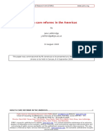 2003 August - Jane Lethbridge - Health Care Reforms in The Americas