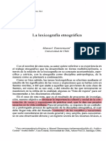 Dannemann - 2006 - La Lexicografía Etnográfica