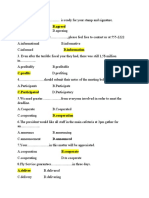 Ex Noun + Pronouns