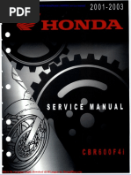 Honda CBR1000RR Service Manual PDF | PDF