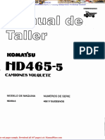 Komatsu Hd465 5 Mining Dump Truck Workshop Manual