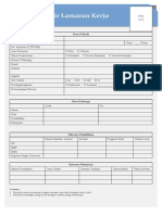 Format Lamaran Kerja