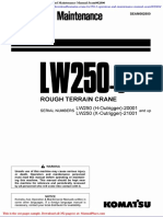 Komatsu Crane Lw250 3 Operation and Maintenance Manual Seam002800