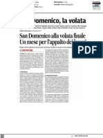 San Domenico Alla Volata Finale. Un Mese Per L'appalto Dei Lavori - Il Corriere Adriatico Del 2 Luglio 2023