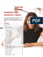 AFM D22 Examiner Report