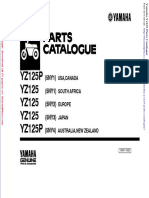 Yamaha Yz125 Parts Catalogue