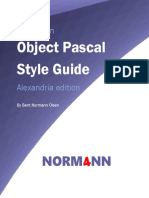 Manual On Object Pascal Style Guide