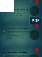 Anayasa Hukuku 29. Hafta 1. Ve 2. Ders