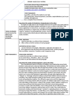 Week 7 - Essay Structure