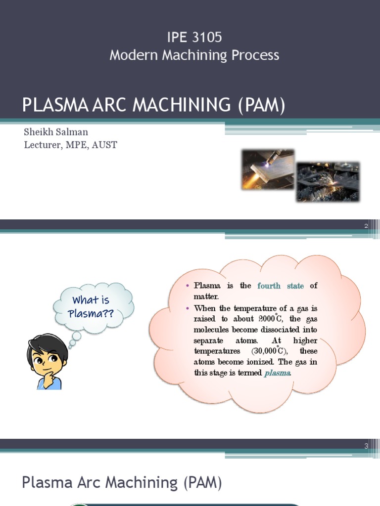 PAM Plasma Arc MachiningUnlocked PDF Electric Arc Plasma (Physics)