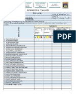 Instrumento de Evaluación