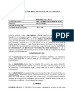 Contrato de Prestacion de Servicios Caso