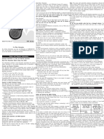 Manual de Instruções Motorola MH230R (2 Páginas)