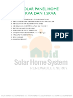 SISTIM SOLAR PANEL HOME SYSTEM 2KVA - ABID - SOLARHOME - Picture