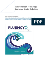 Fluency With Information Technology 6th Edition Lawrence Snyder Solutions Manual