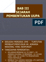 Bab Iii Sejarah Pembentukan Uupa