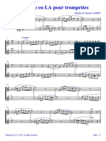 (Free Scores - Com) - Aubert Francois Petit Duo en La Pour Trompettes 42308