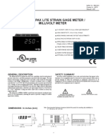 Model Paxlsg - Pax Lite Strain Gage Meter / Millivolt Meter: C Us Listed Us Listed