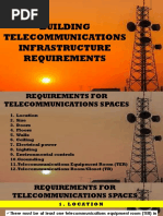 Building Telecommunications Infrastructure Requirements